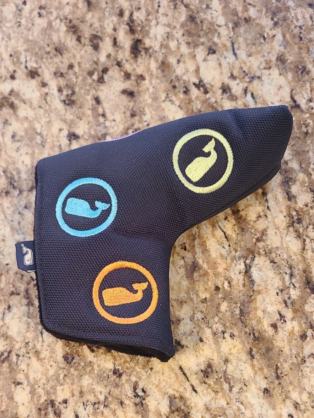 Vineyard Vines Putter Headcover with Whale Logos